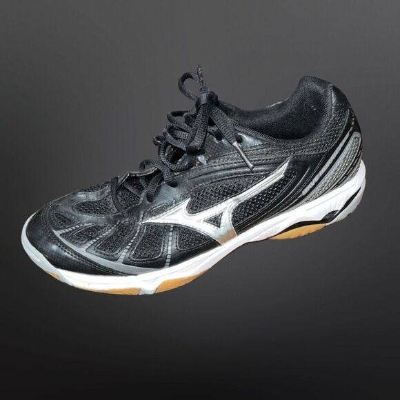 Mizuno Women's Wave Hurricane WOMS WH-BK Volleyball Shoe Size - Picture 9 of 9